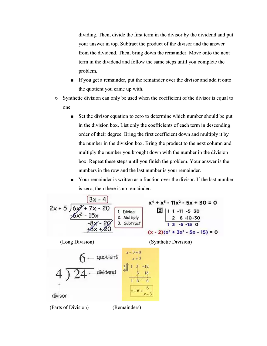 Algebra II Simple Studies Review - Page 11