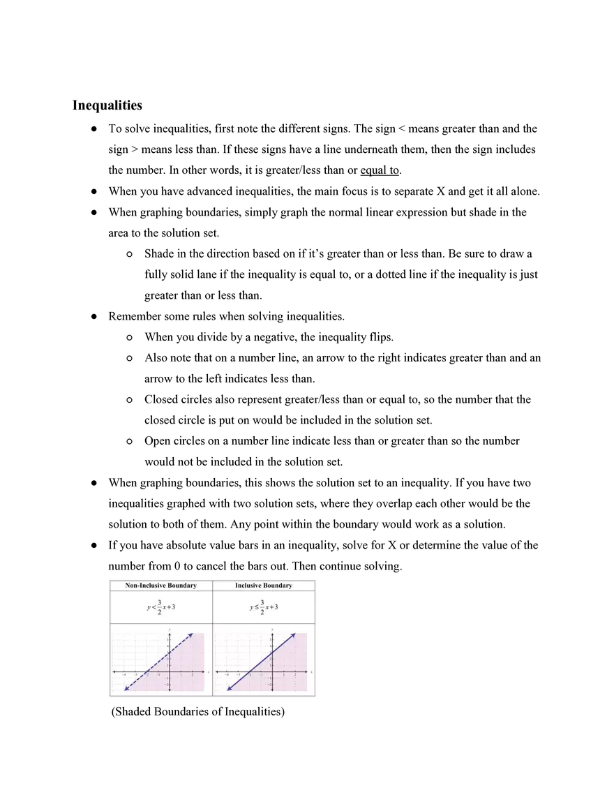 Algebra II Simple Studies Review - Page 12