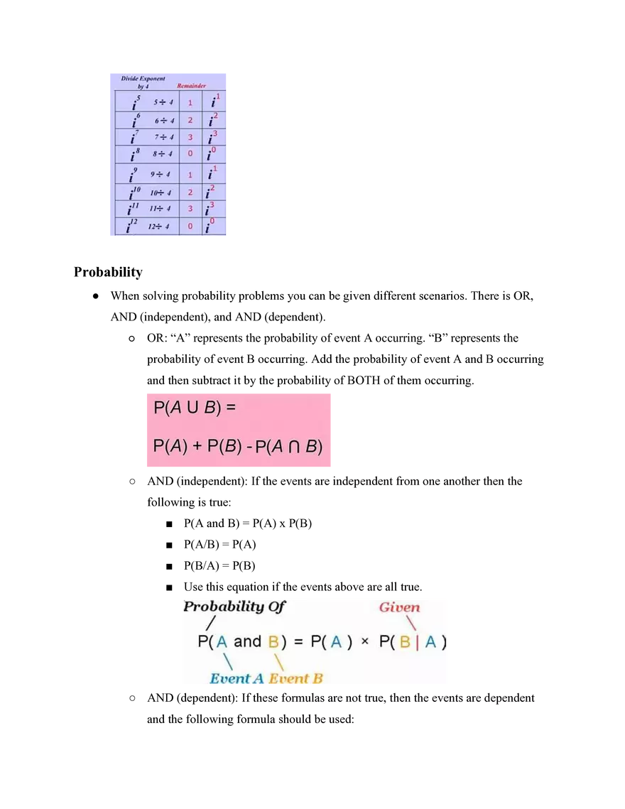Algebra II Simple Studies Review - Page 19