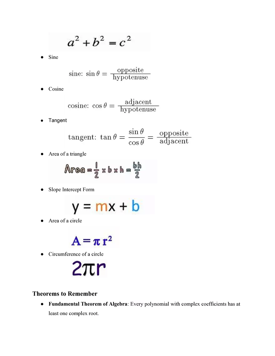 Algebra II Simple Studies Review - Page 21