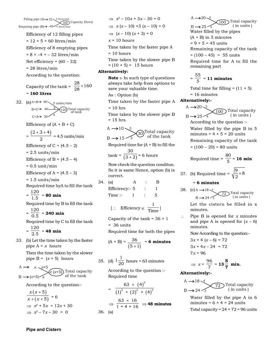 Pipe and Cistern Exercise - Page 10