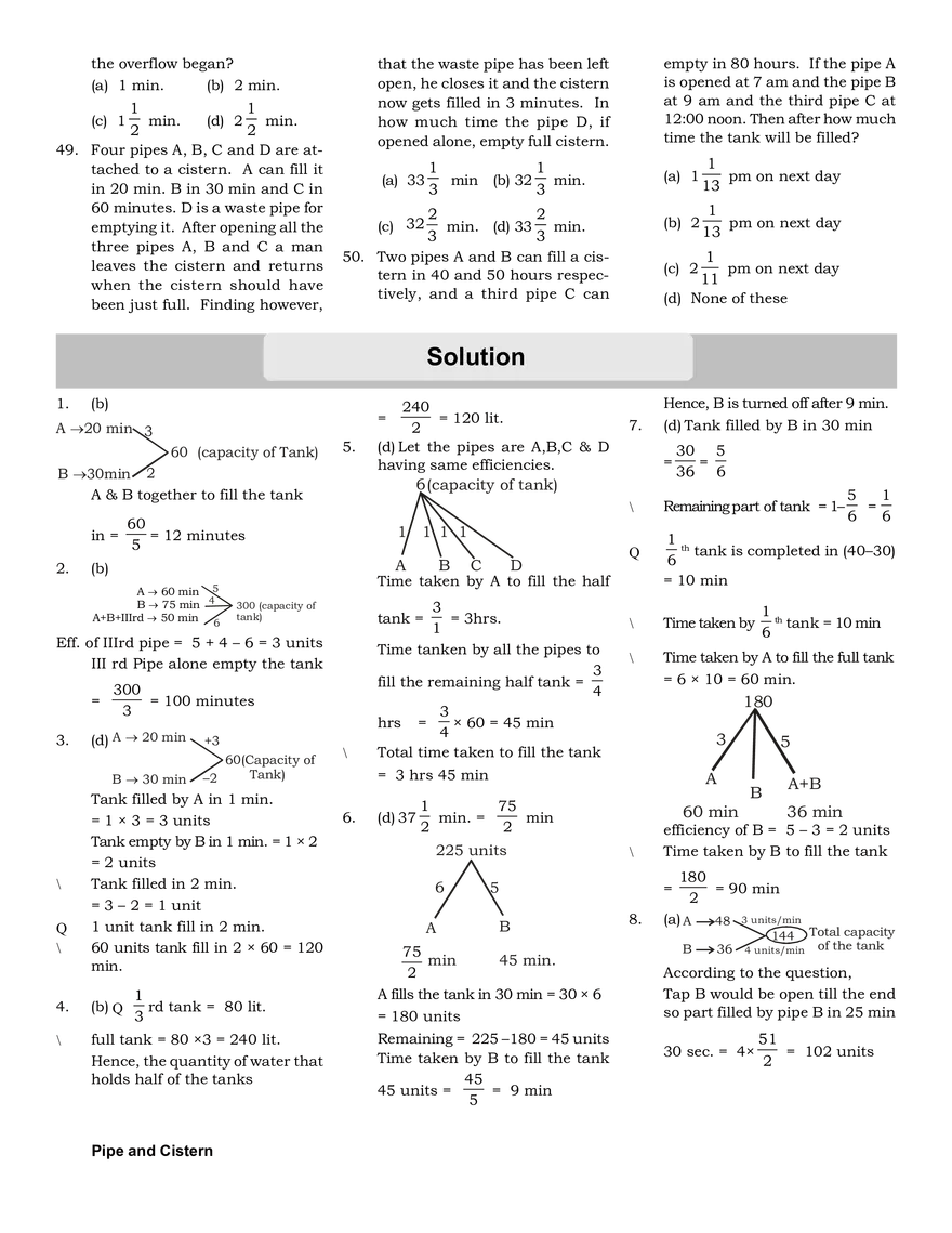 Pipe and Cistern Exercise - Page 6