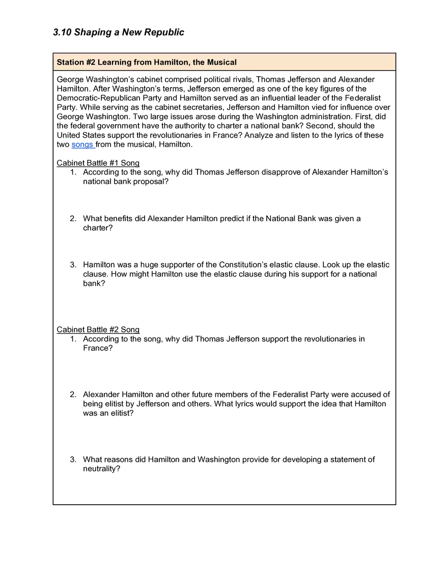 3.10 Shaping a New Republic - Page 2