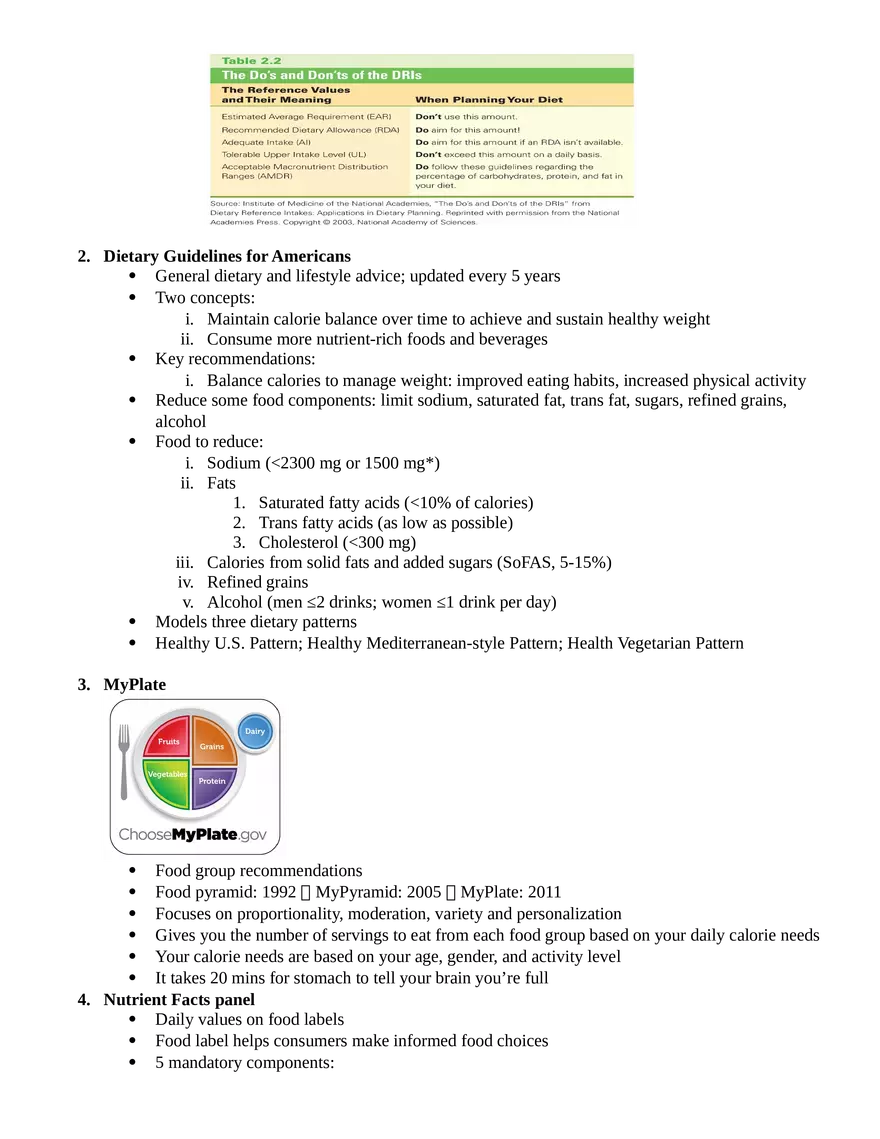 HS201 Exam One Notes - Page 11