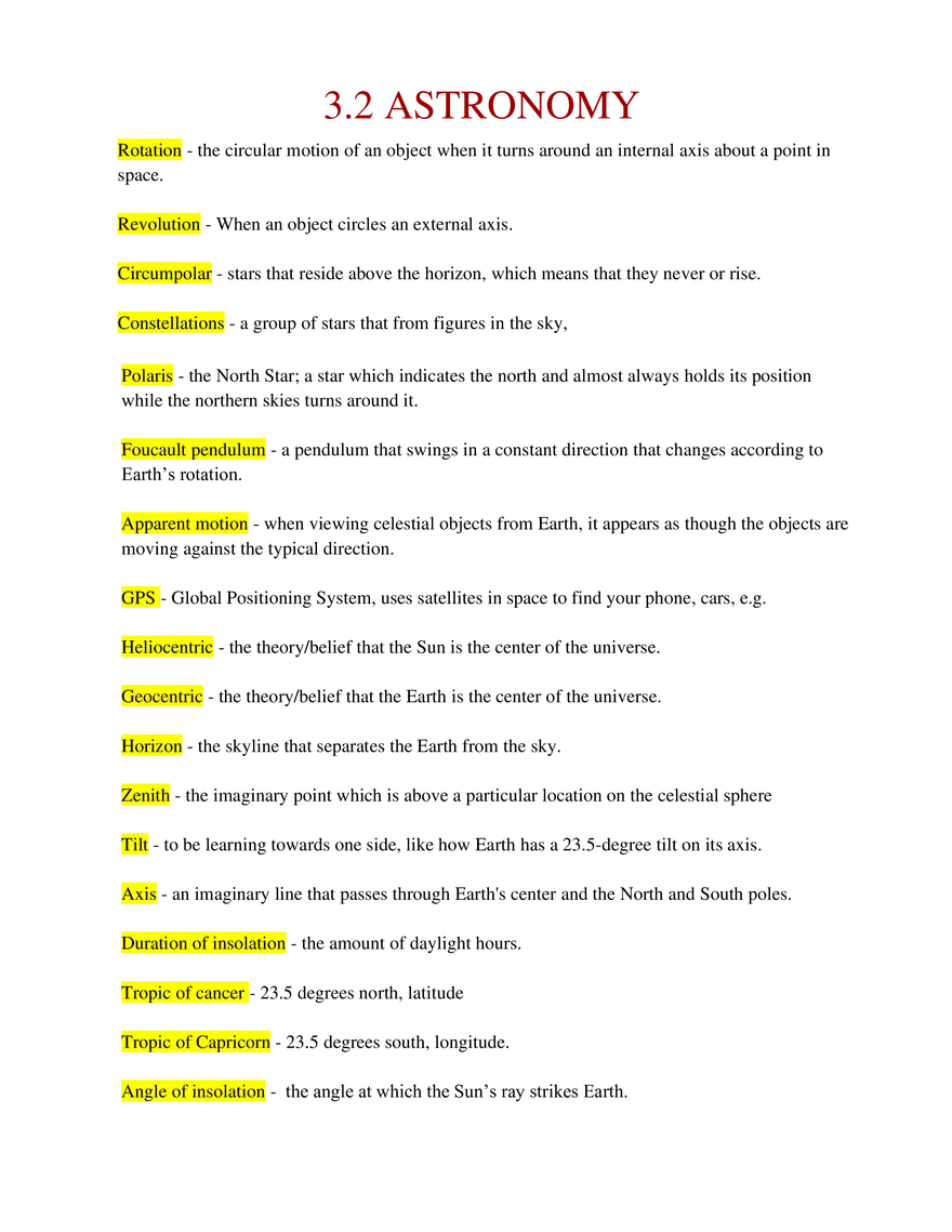 3.2 Astronomy - Page 1