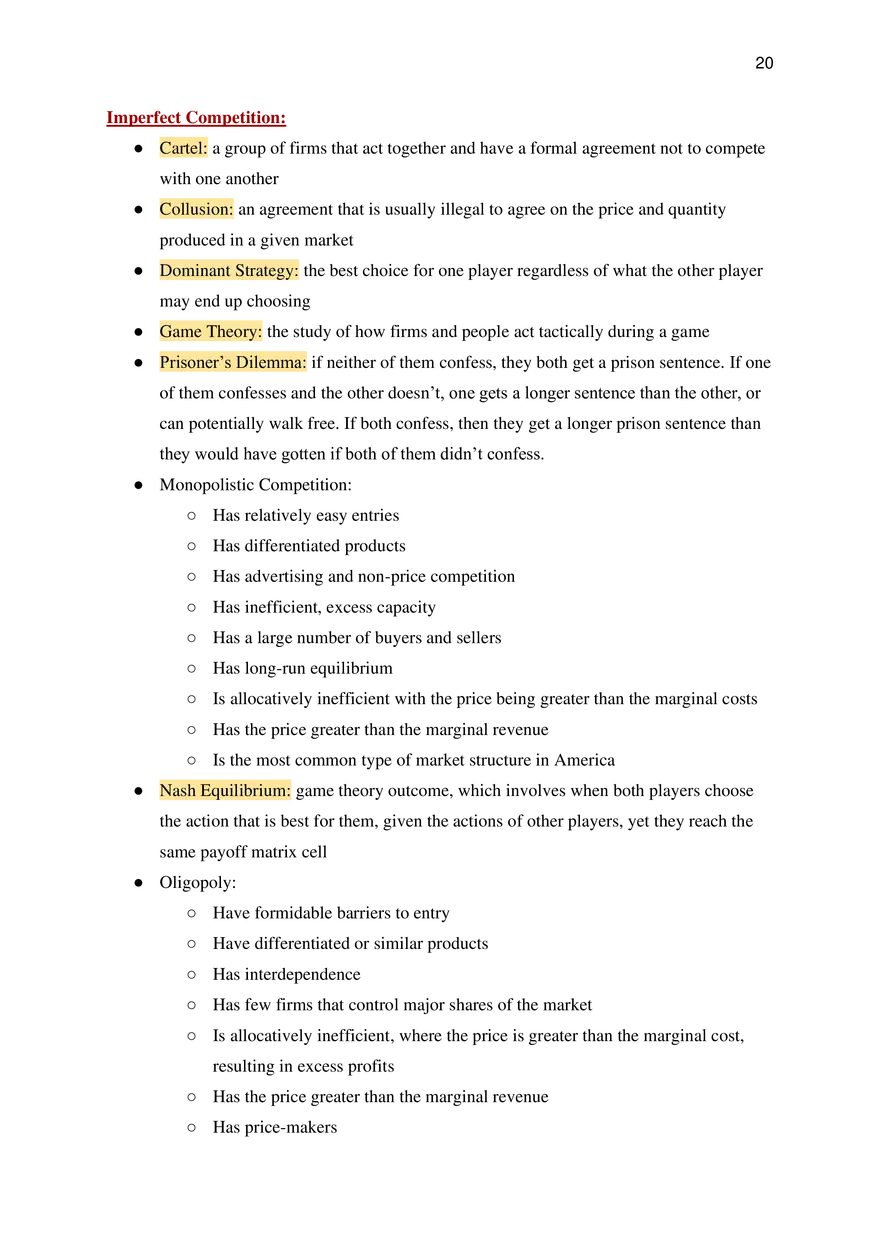 AP Microeconomics Course Study Guide - Page 12