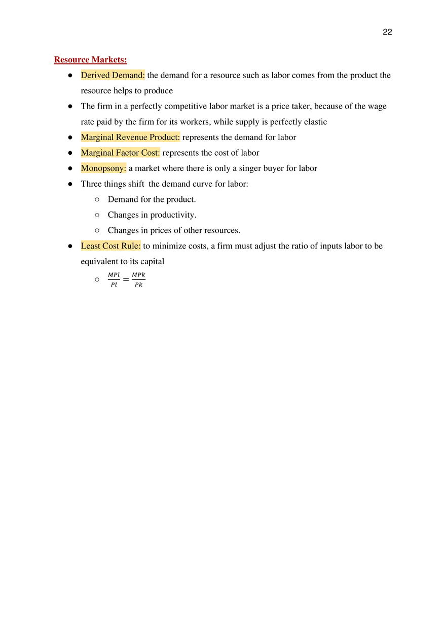 AP Microeconomics Course Study Guide - Page 15