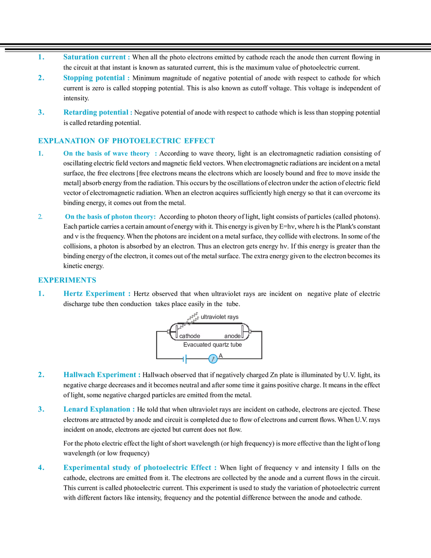 Modern Physics Photoelectric Effect - Page 2