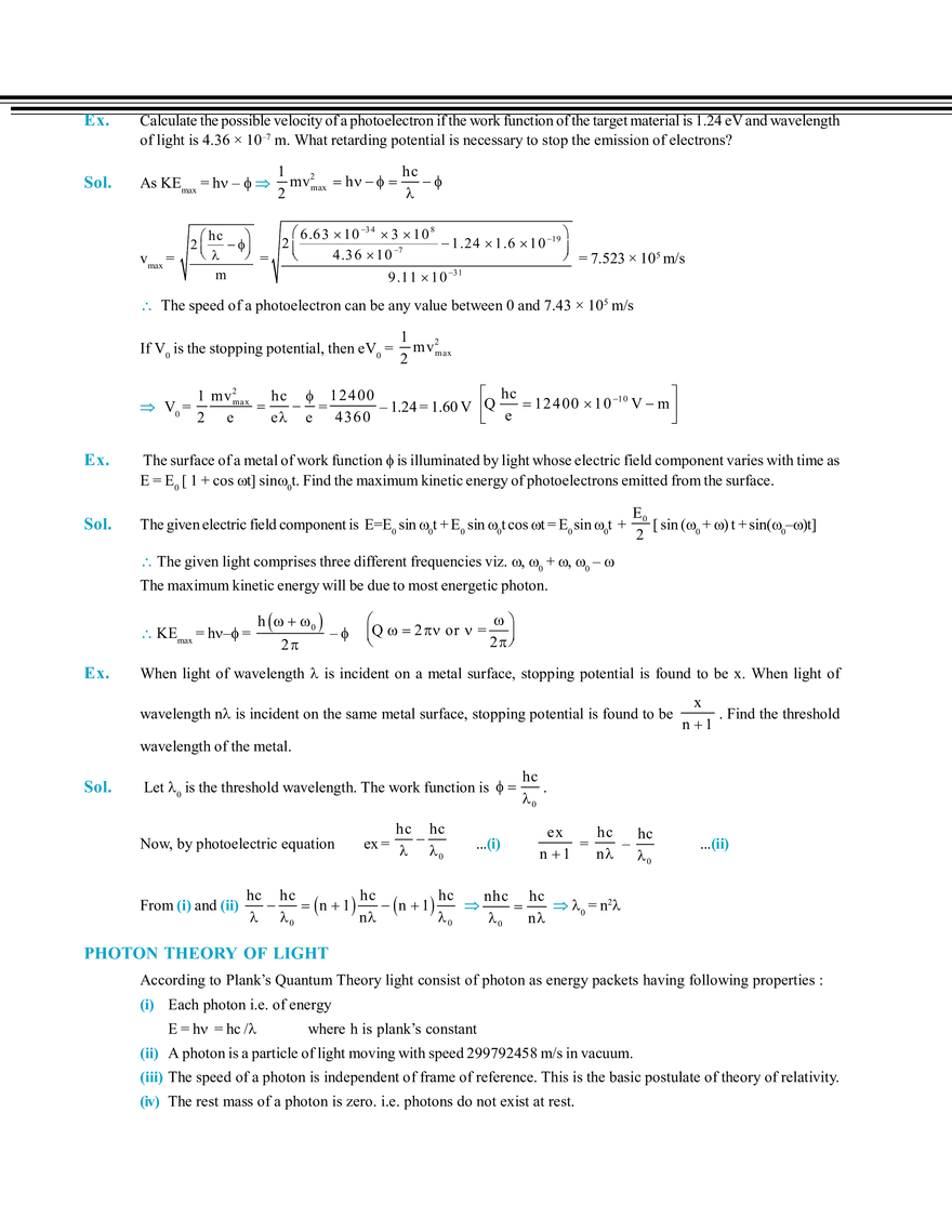 Modern Physics Photoelectric Effect - Page 6