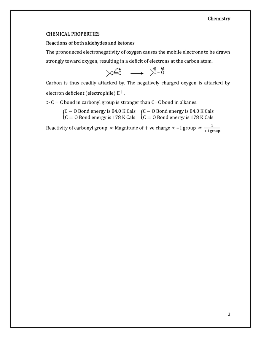 Aldehydes, Ketones and Carrboxylic Acids Physical Properties - Page 2