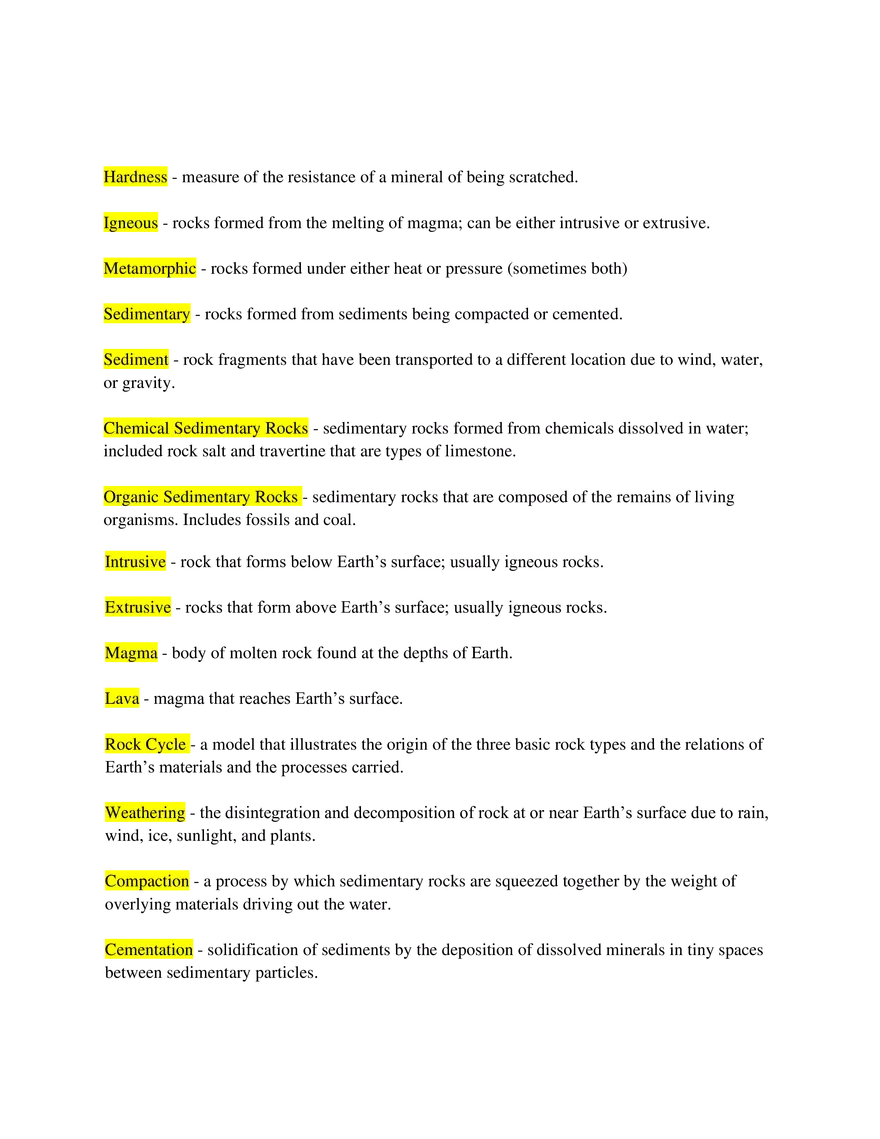 5 Minerals and Rocks - Page 2