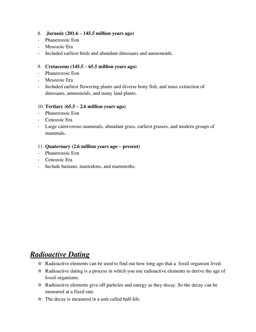 9 Geologic History, Correlation and Radioactive Decay - Page 4