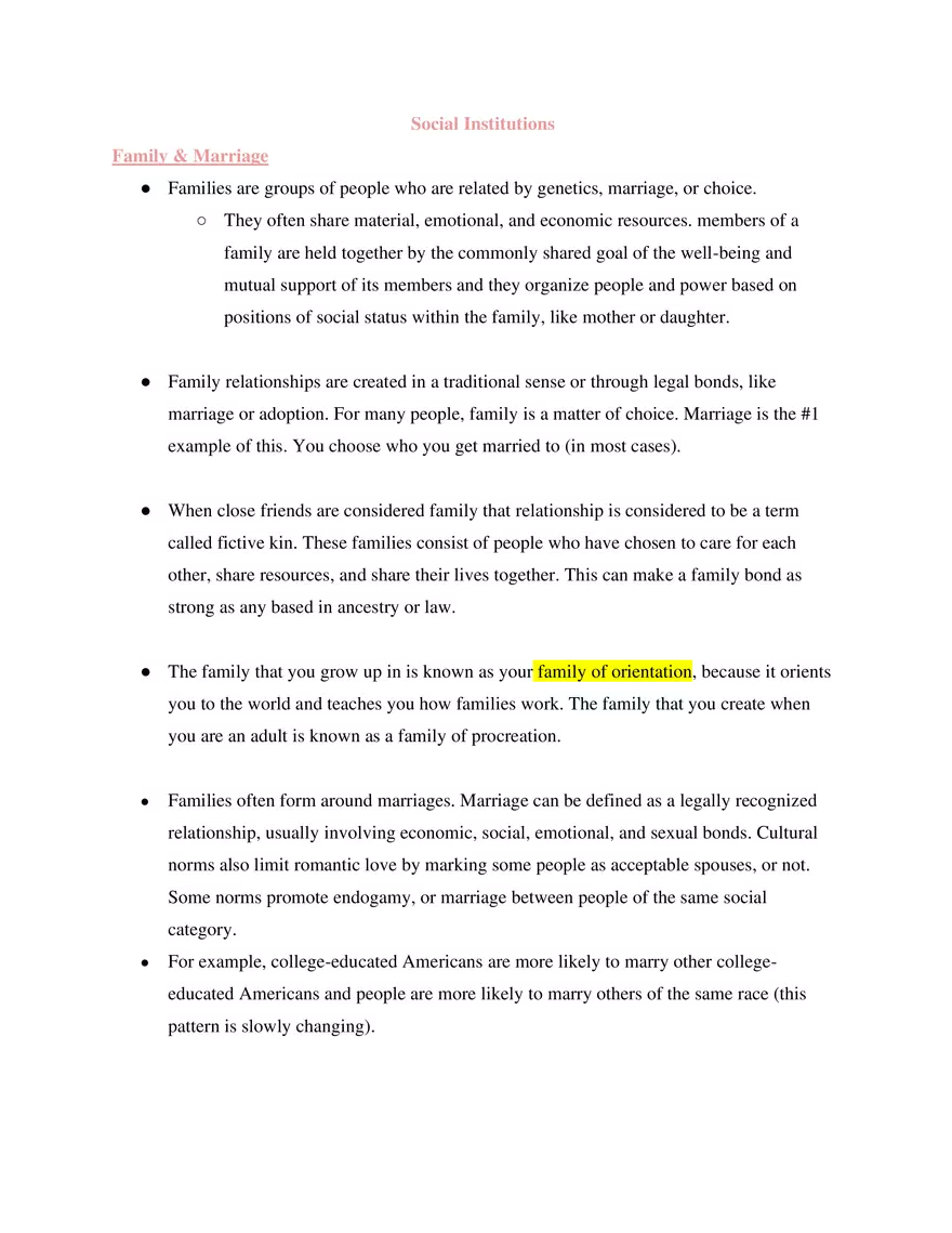 Sociology Unit 3 Socialization & Group Life - Page 4