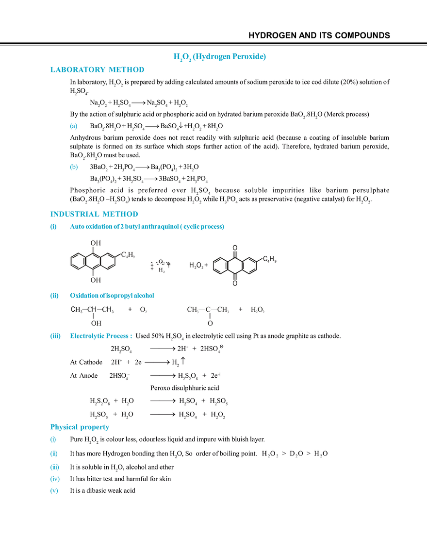 Hydrogen and Its Compounds - Page 10