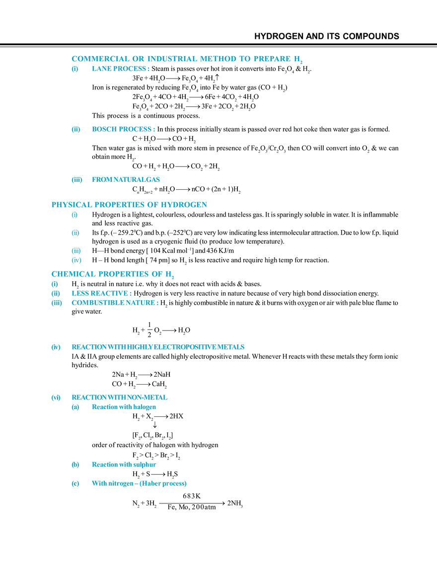 Hydrogen and Its Compounds - Page 24