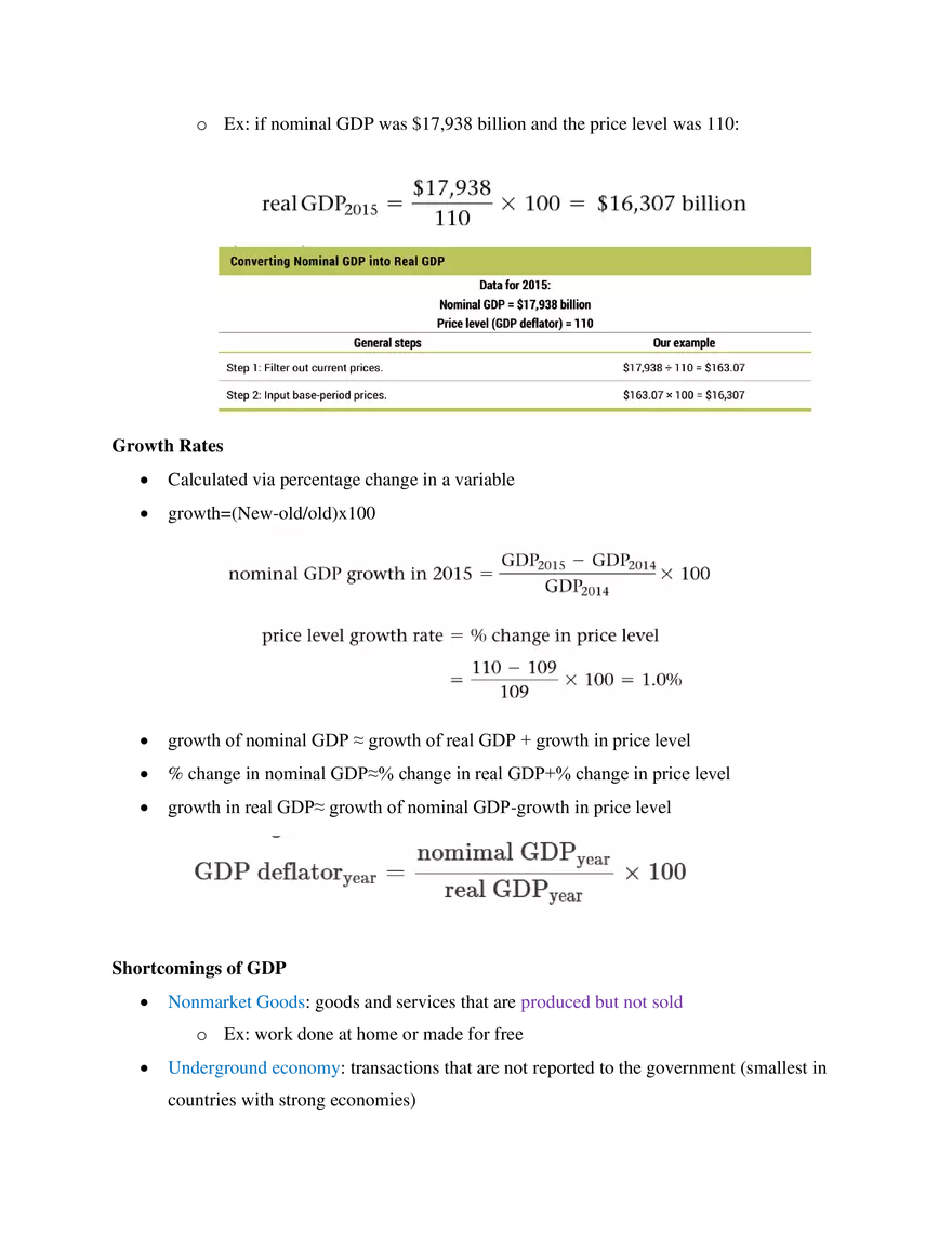 Chapter 19 Macroeconomics- Intro to Macro and Gross Domestic Product - Page 5