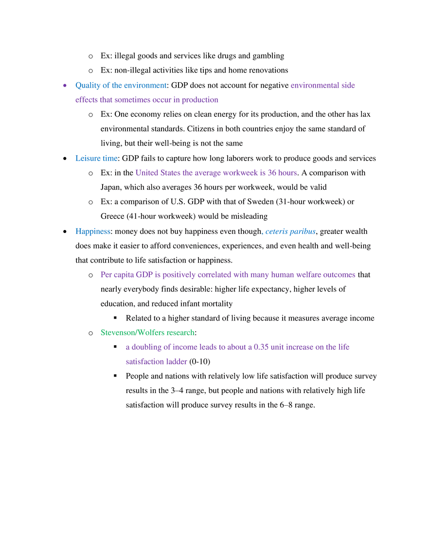 Chapter 19 Macroeconomics- Intro to Macro and Gross Domestic Product - Page 6