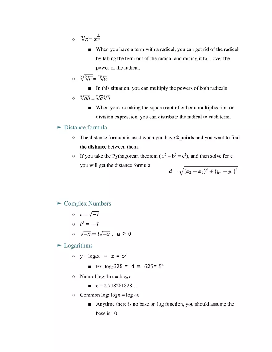 Basic Algebra Review - Page 3