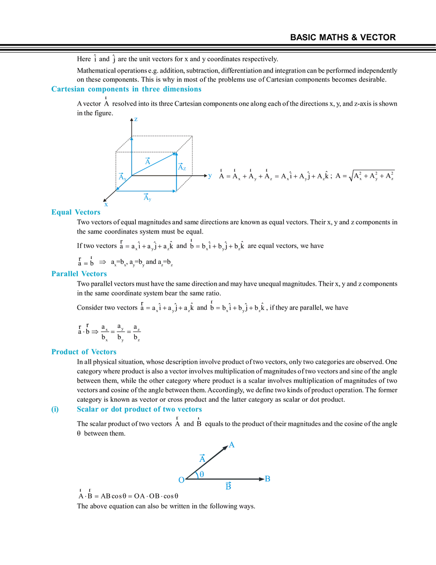 Basic Maths Vectors - Page 4