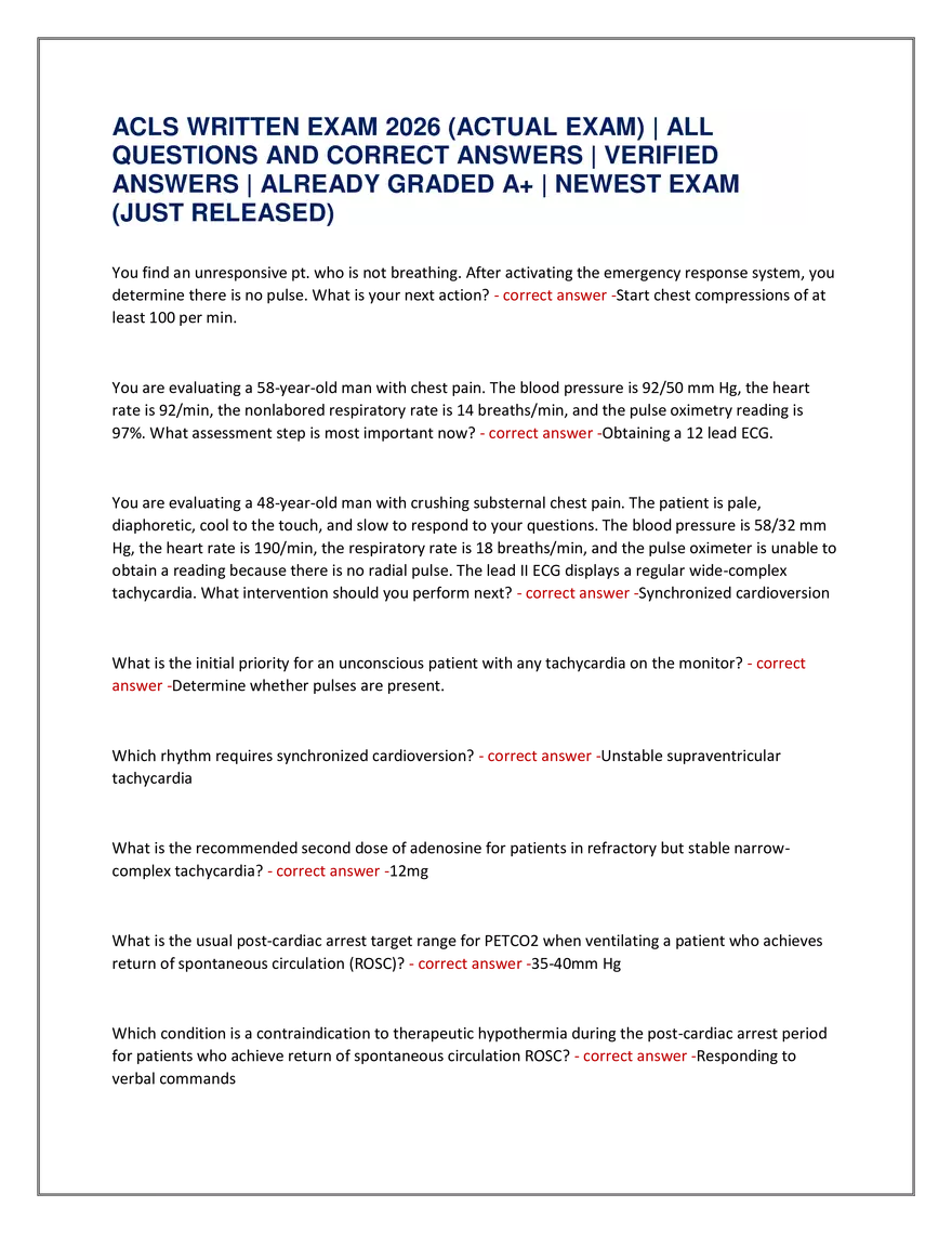 ACIS Written Exam 2026 (Actual Exam) - Page 1