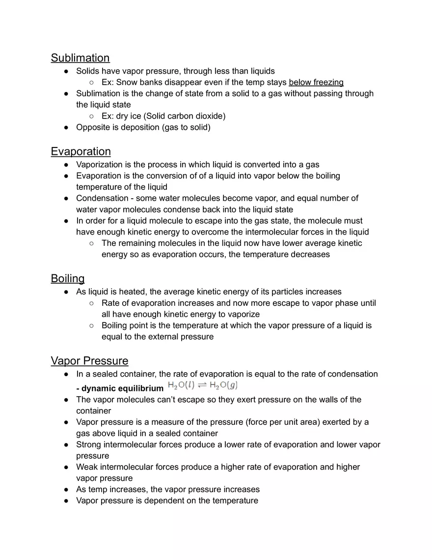 U7 Phase Changes & Heating Curves Notes - Page 2
