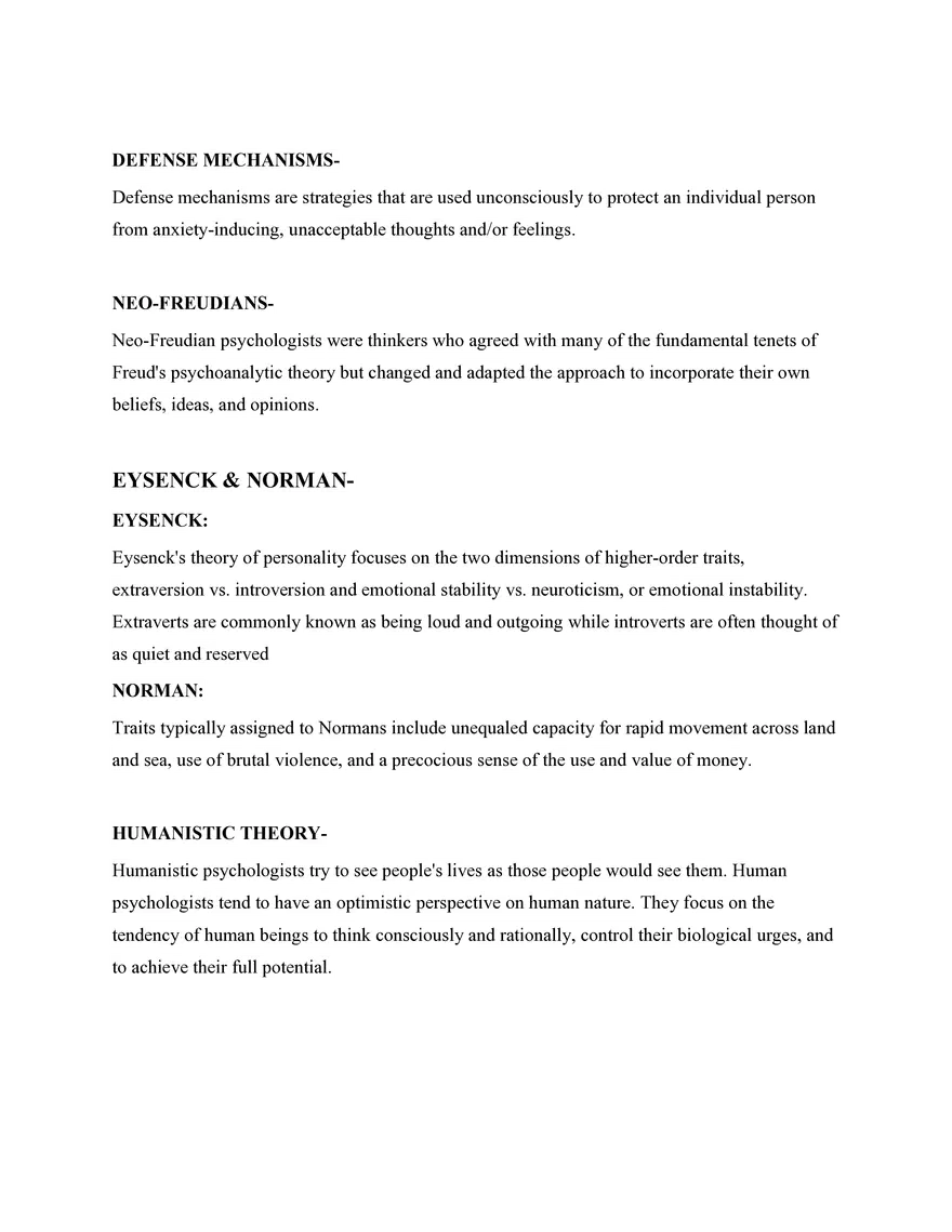 Psychology  8. Personality - Page 2