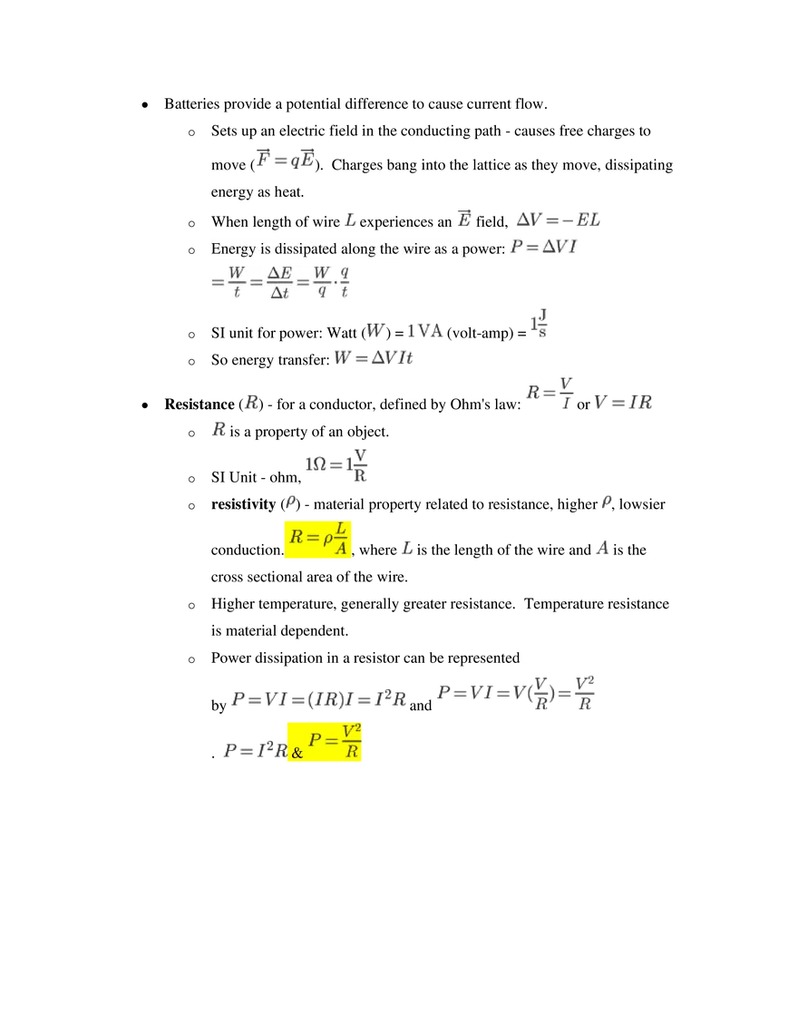 Chapter 25 - Electric Current and Direct-Current Circuits - Page 2