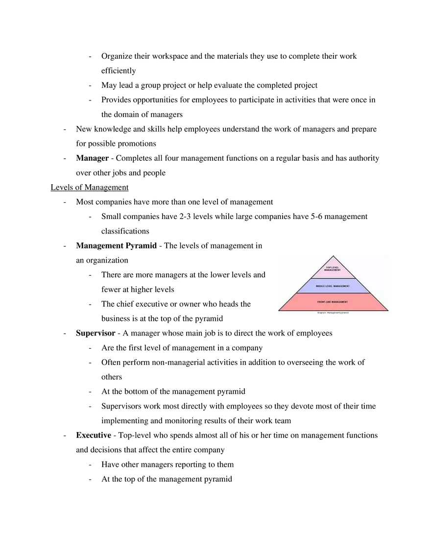 Chapter 1 Managing and Management Responsibilities - Page 3