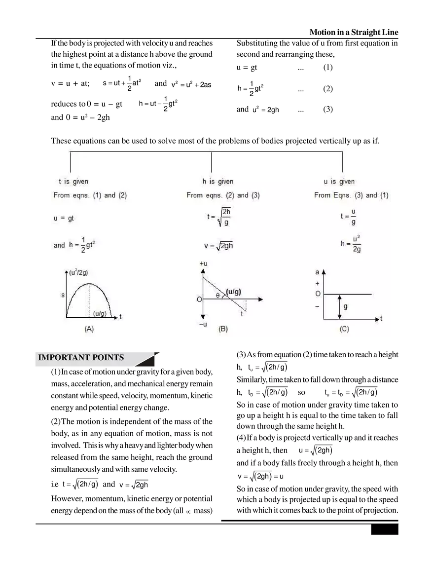 Motion in a Straight Line - Page 7
