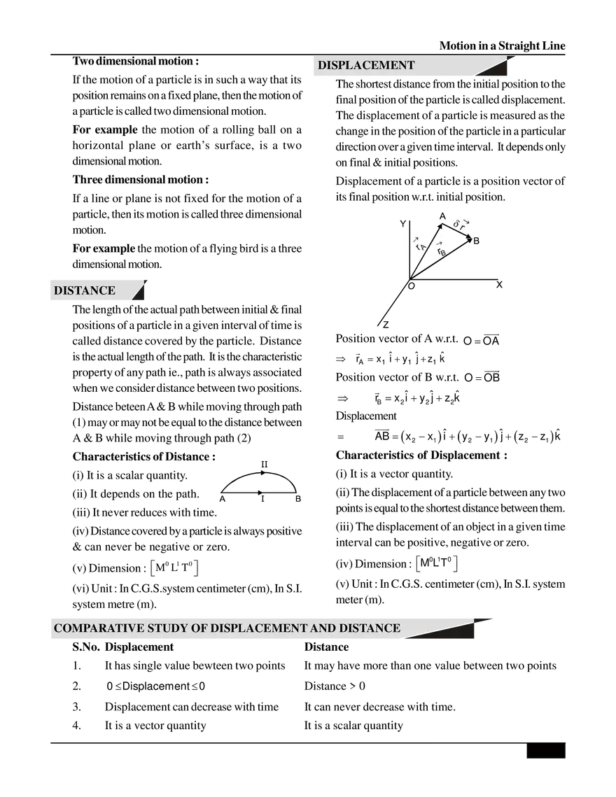 Motion in a Straight Line - Page 2