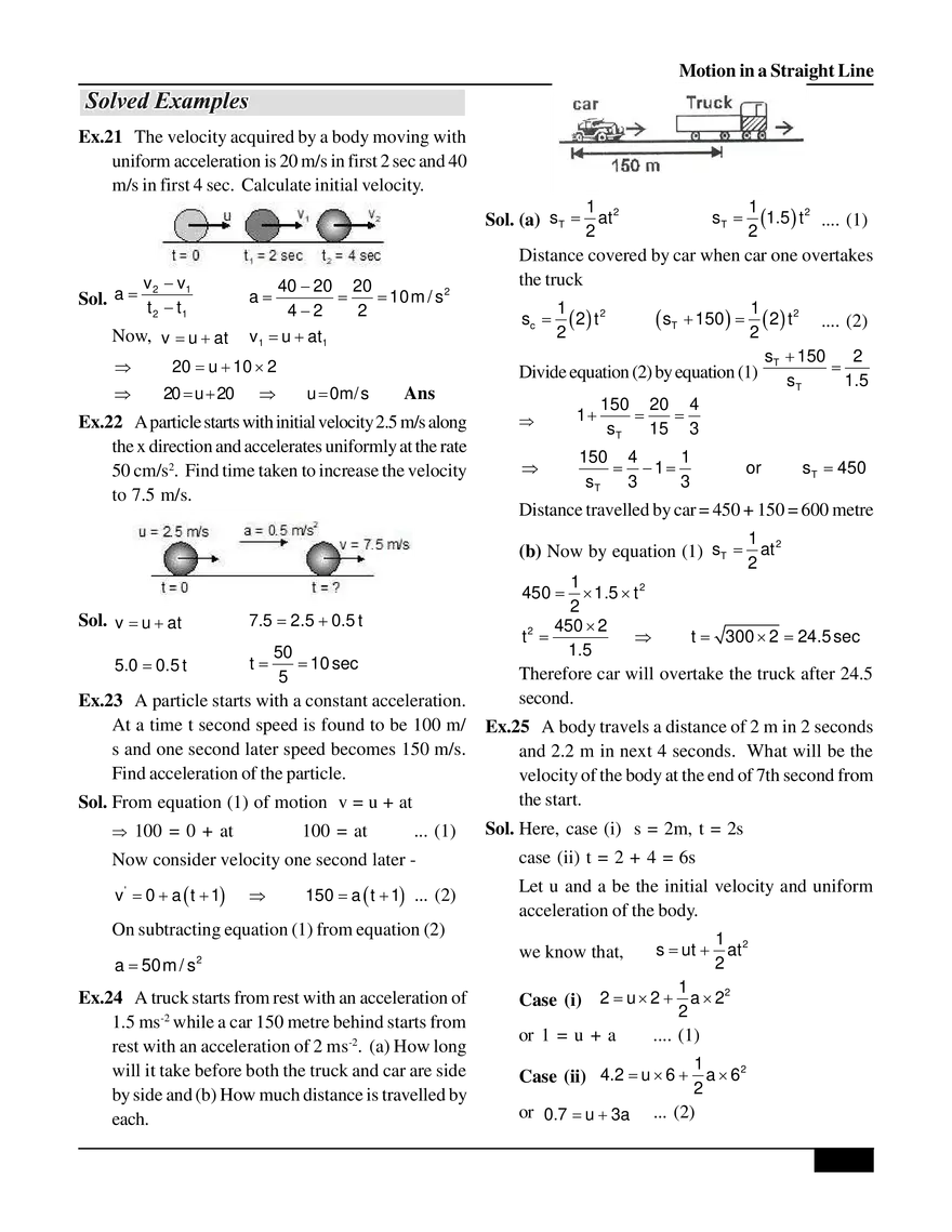 Motion in a Straight Line - Page 4