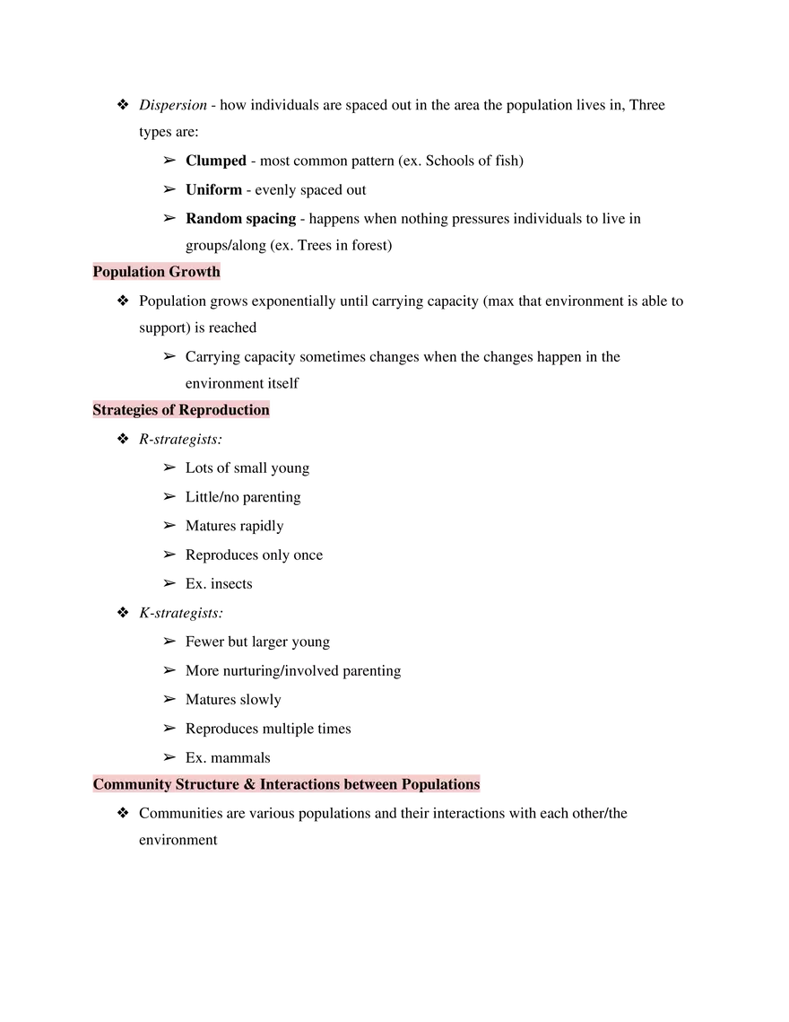 Test Guide Unit 9 Ecology - Page 2
