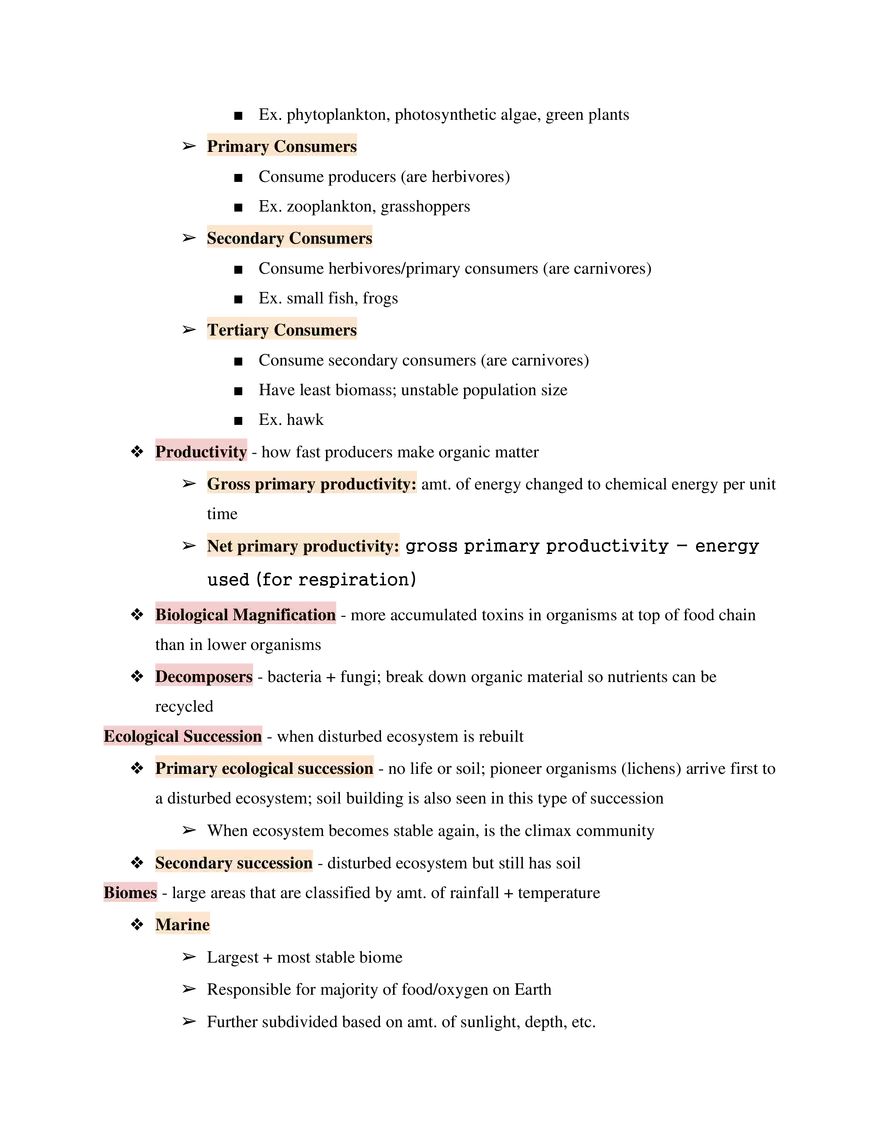 Test Guide Unit 9 Ecology - Page 4