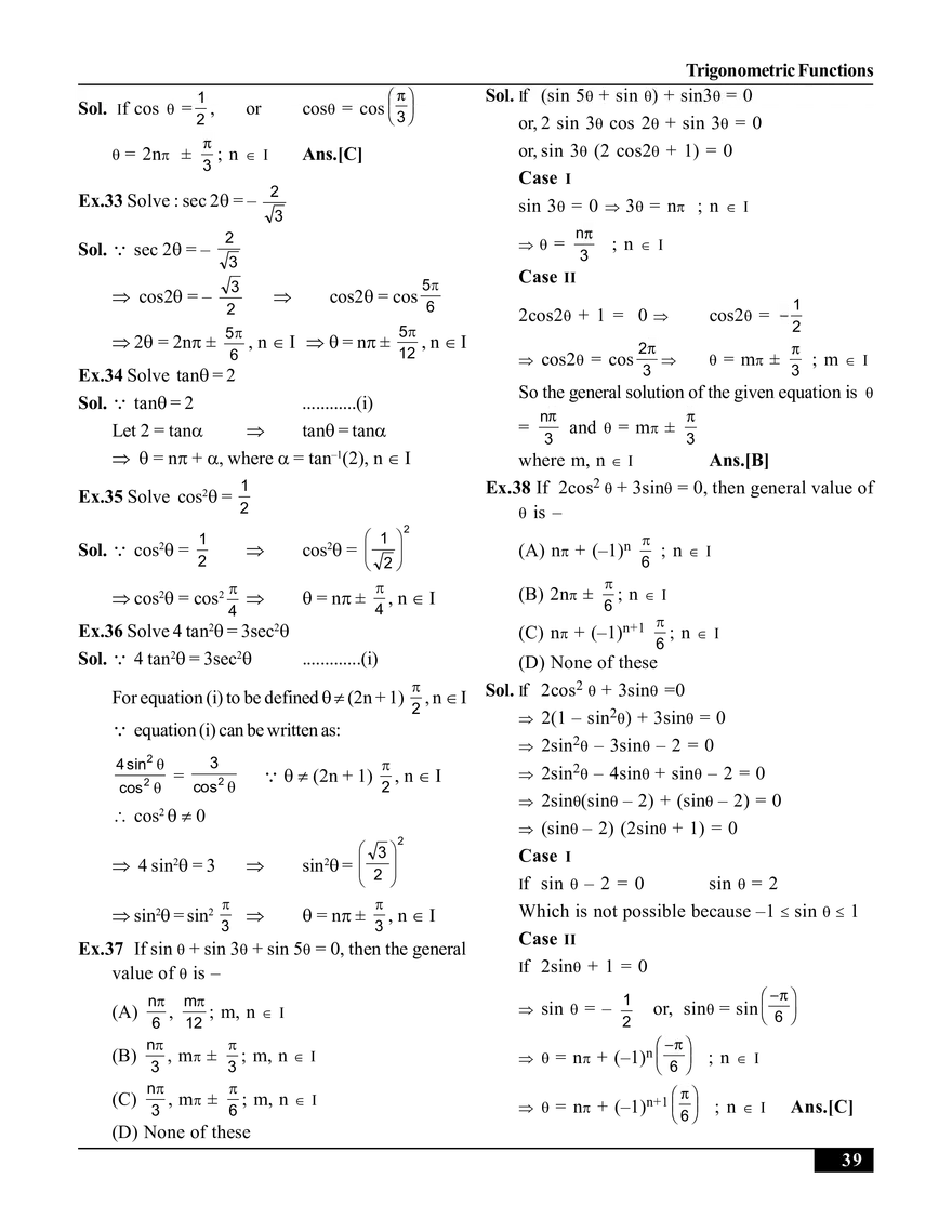 Trigonometric Functions - Page 9