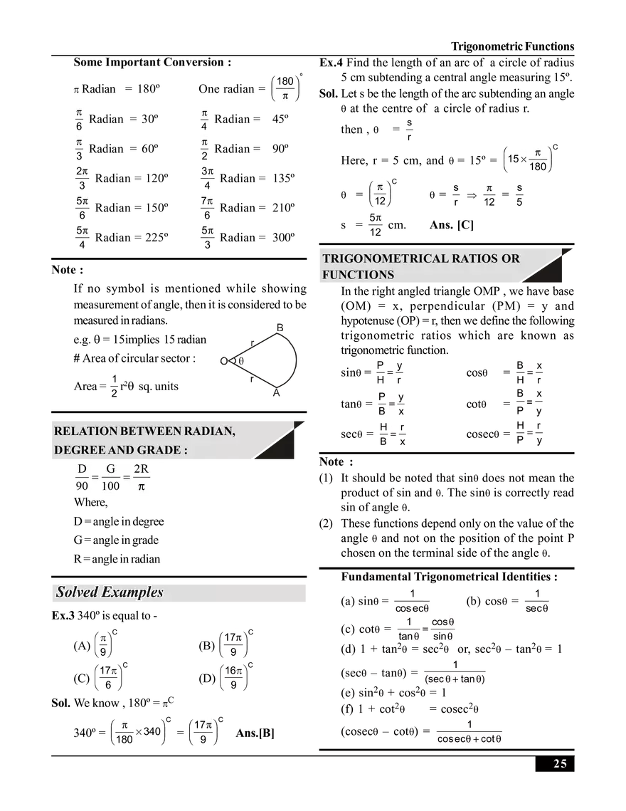 Trigonometric Functions - Page 13