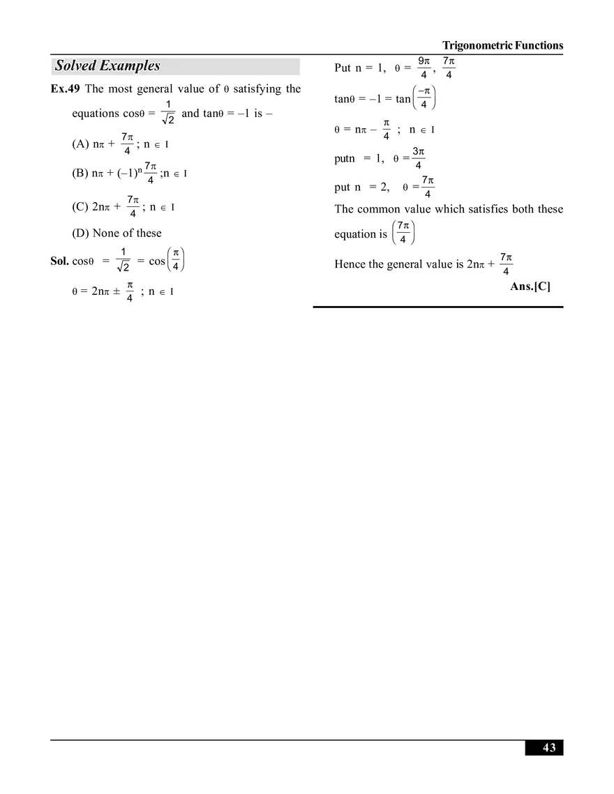 Trigonometric Functions - Page 14
