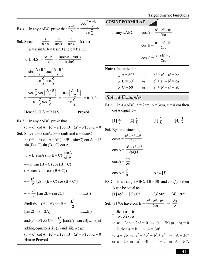 Trigonometric Functions - Page 16