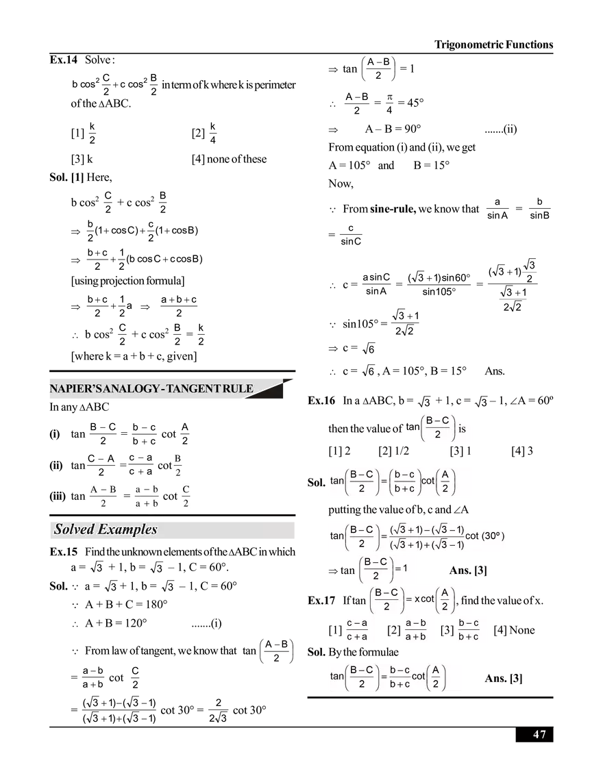 Trigonometric Functions - Page 18