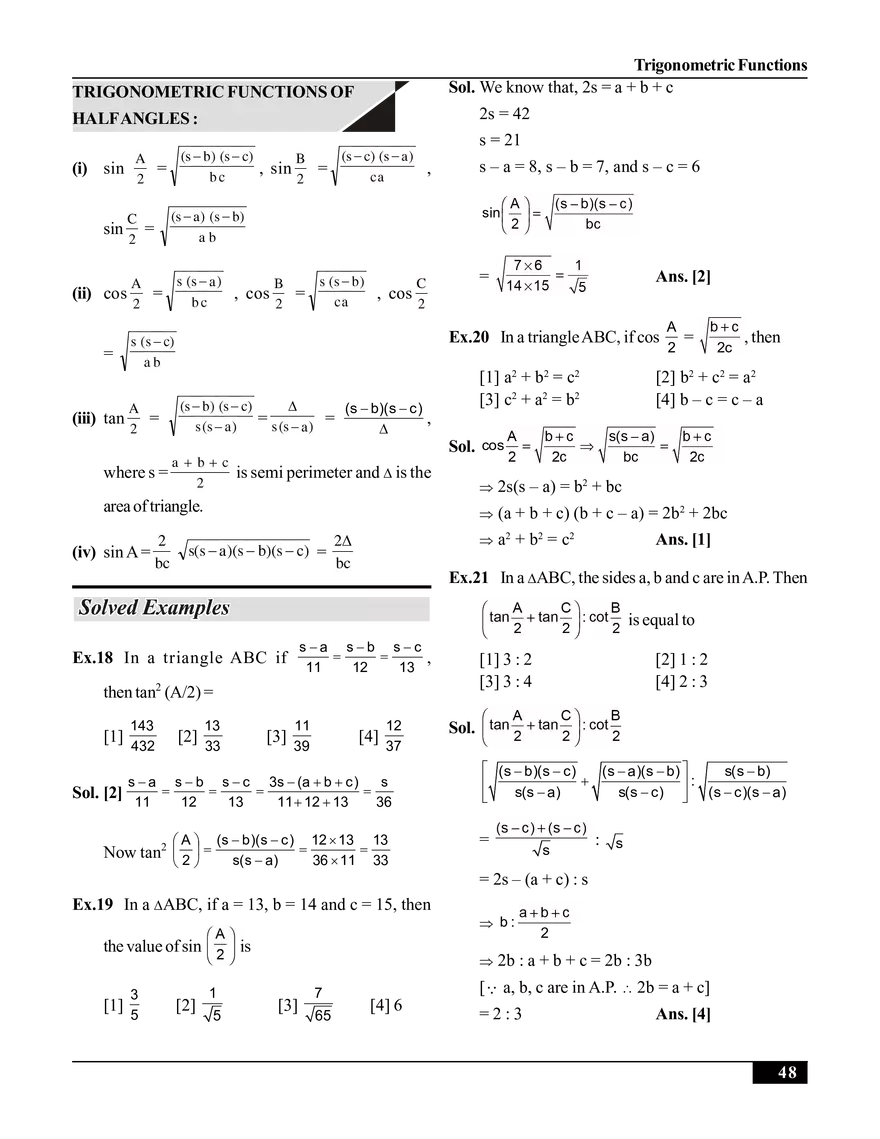 Trigonometric Functions - Page 19