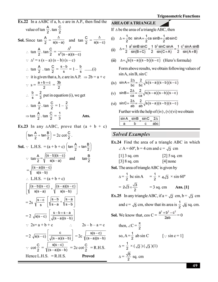 Trigonometric Functions - Page 20