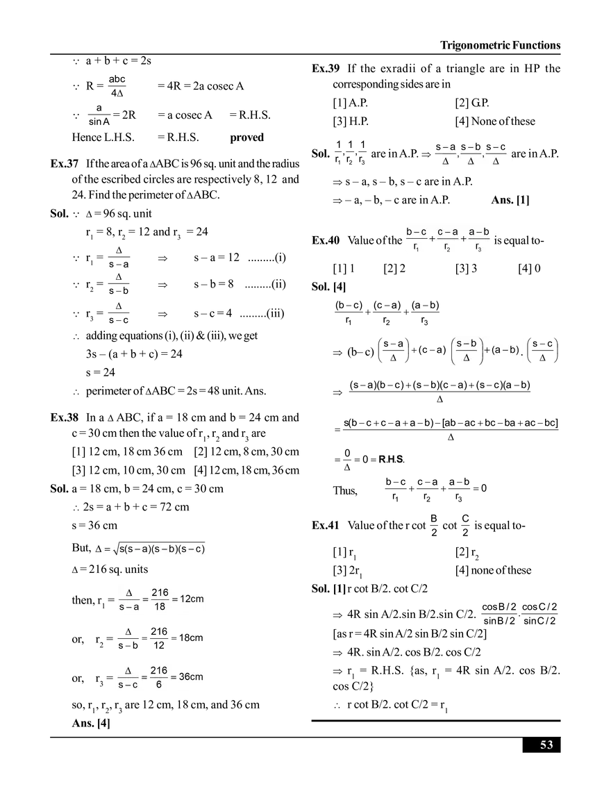 Trigonometric Functions - Page 25