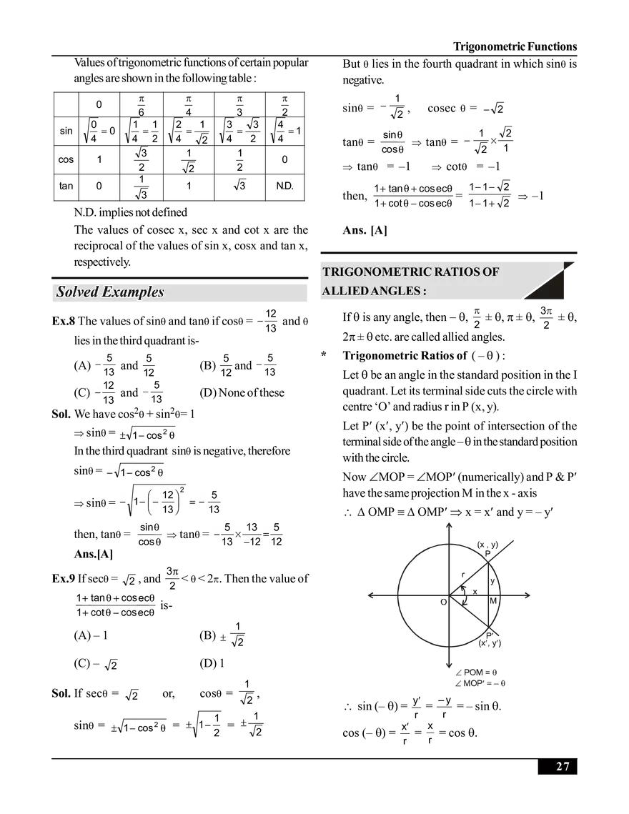 Trigonometric Functions - Page 31