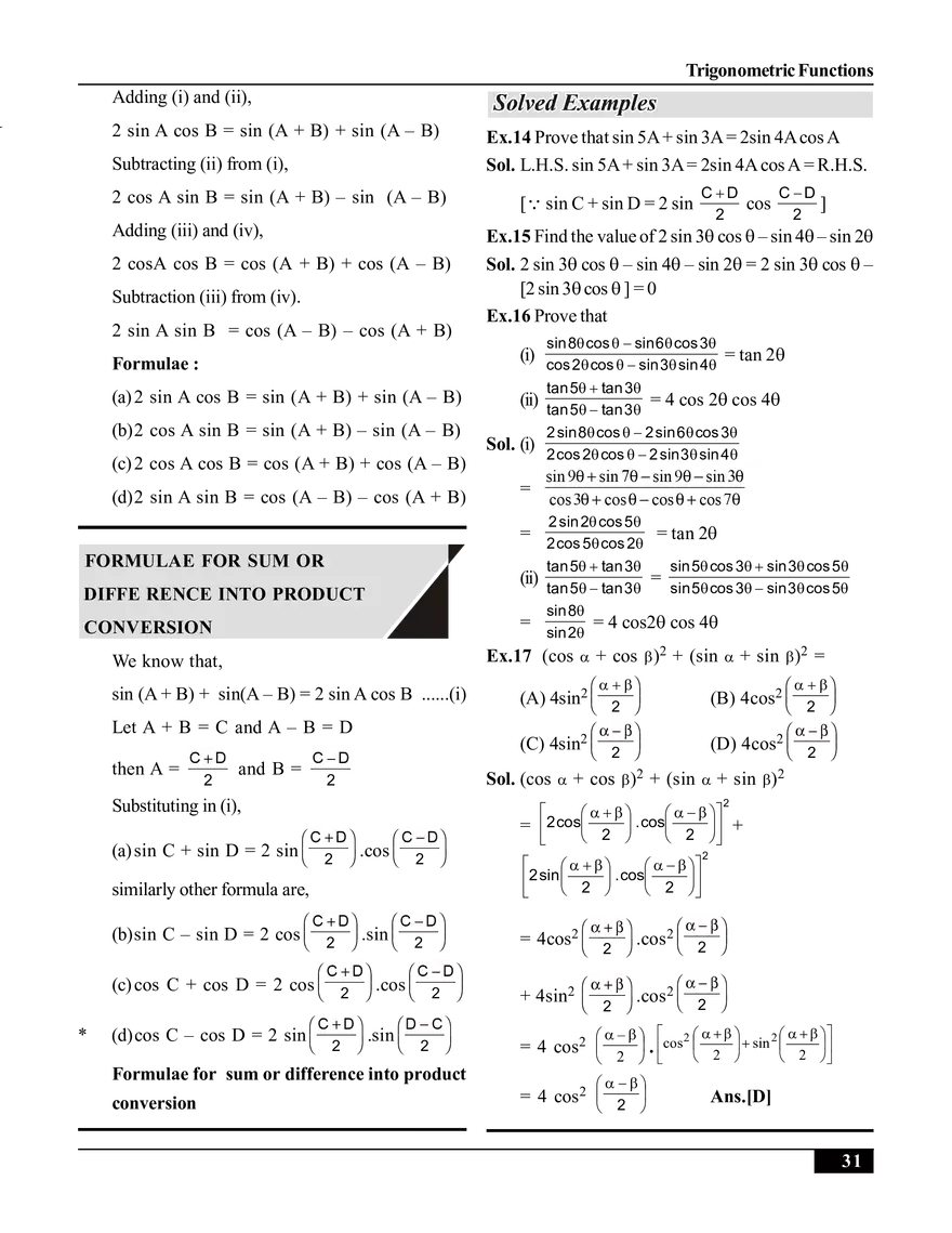 Trigonometric Functions - Page 35