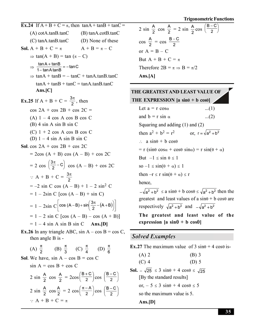 Trigonometric Functions - Page 5