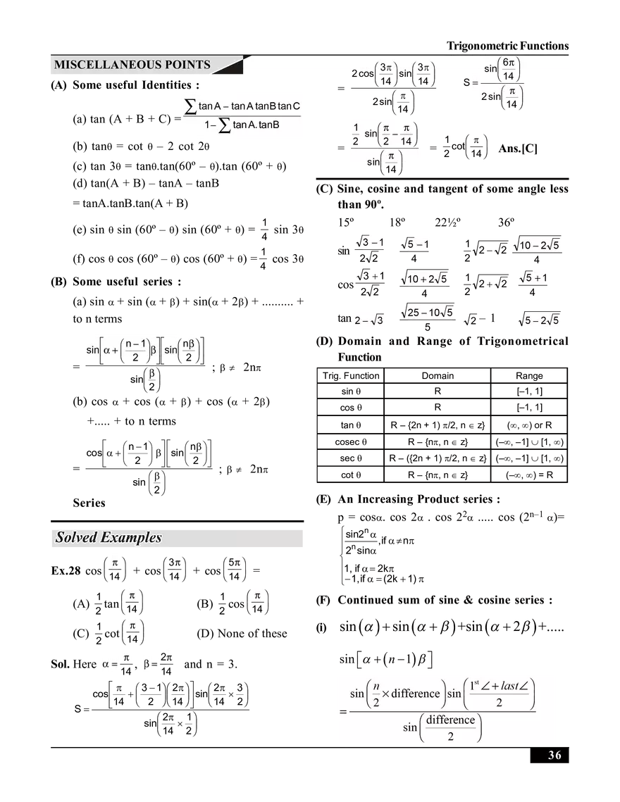 Trigonometric Functions - Page 6