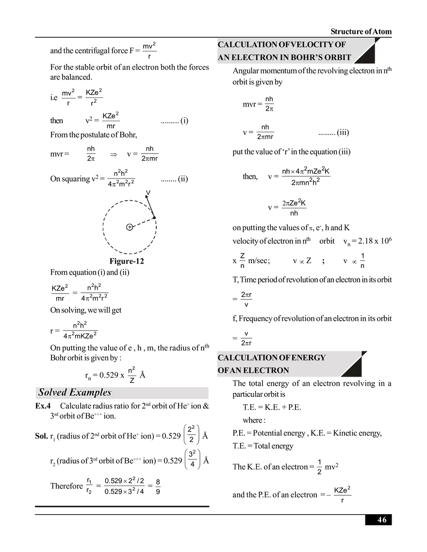 Structure of Atom - Page 25