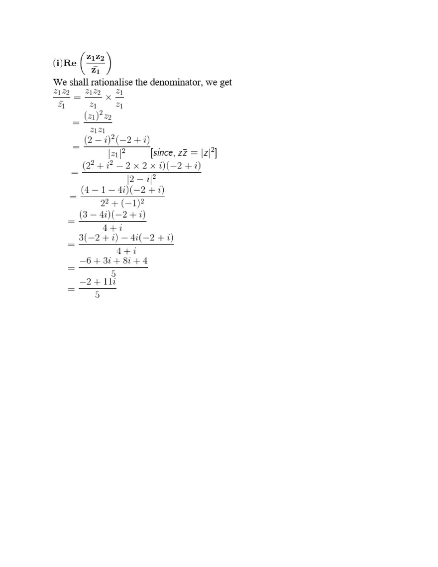 RD Sharma Solutions for Class 11 Maths Chapter 13 Complex - Page 15