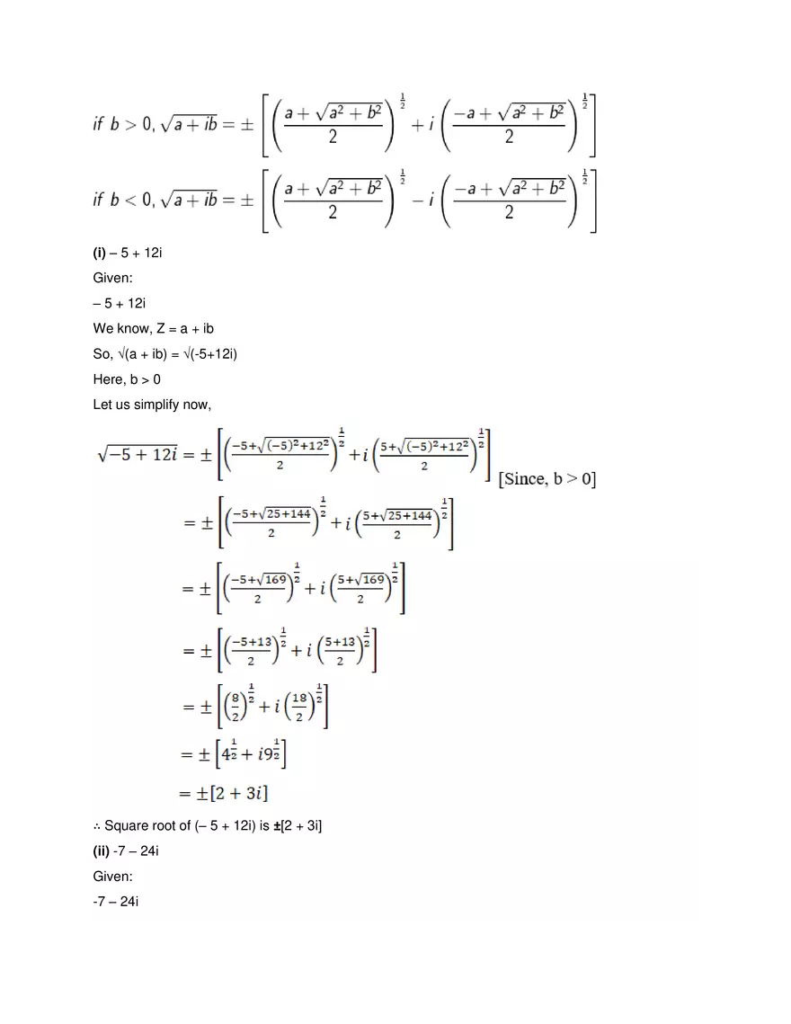 RD Sharma Solutions for Class 11 Maths Chapter 13 Complex - Page 22
