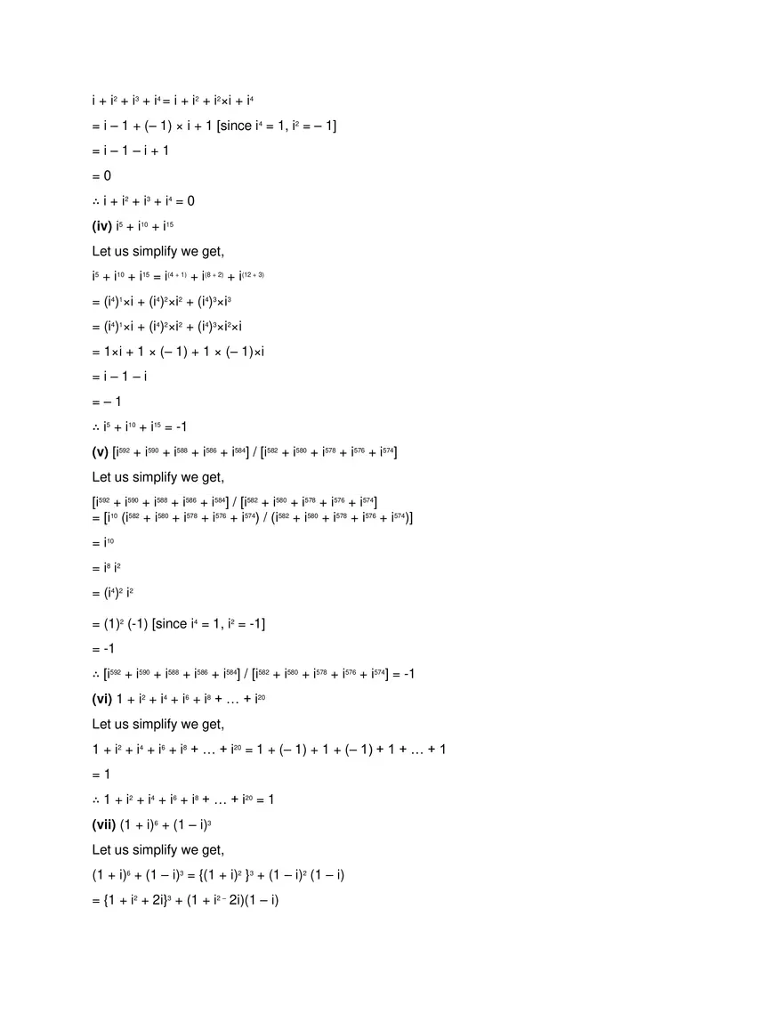 RD Sharma Solutions for Class 11 Maths Chapter 13 Complex - Page 24