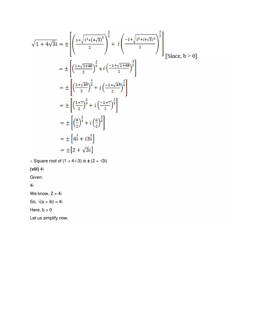 RD Sharma Solutions for Class 11 Maths Chapter 13 Complex - Page 28